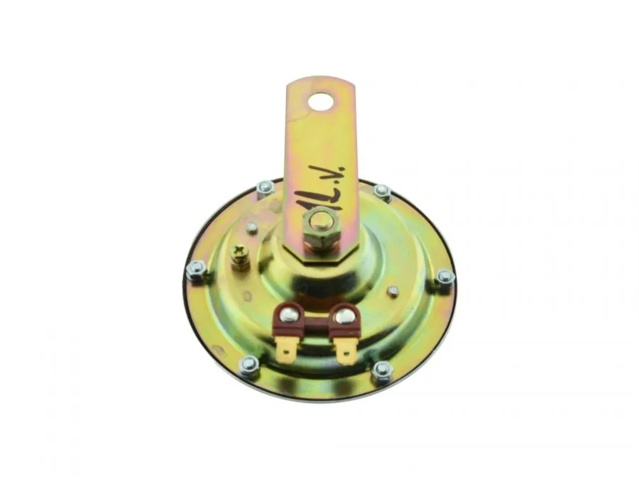 Hupe Jawa 12V goldene Pal-Plakette innen schwarz