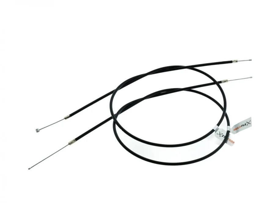 2x Bowdenzug Gas und Starter für Motorona oder Bing Vergaser, für MZ, ES ETS TS ETZ 250