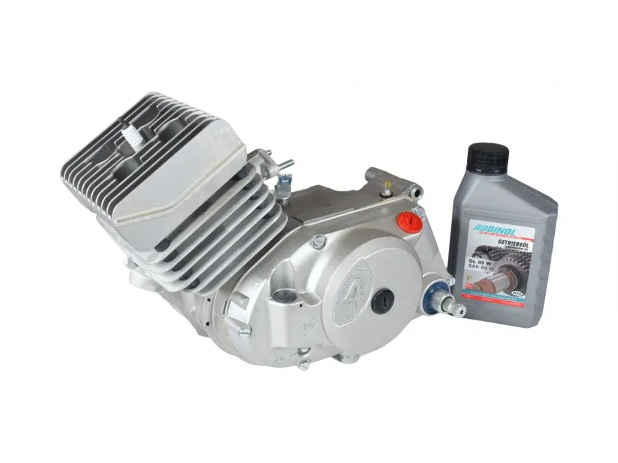 Motor 50ccm 4-Gang Gehäuse lackiert NPC für S51 KR51/2 SR50 ohne Zündung, Vergaser