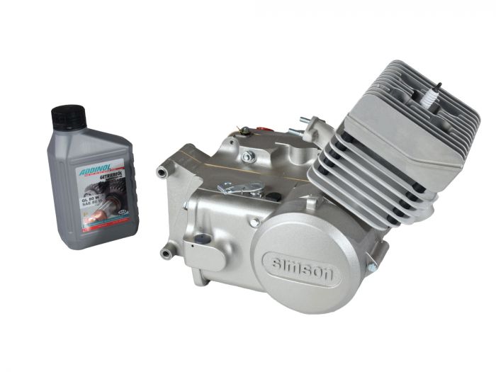 Motor 50ccm 4-Gang Gehäuse lackiert NPC für S51 KR51/2 SR50 ohne Zündung, Vergaser