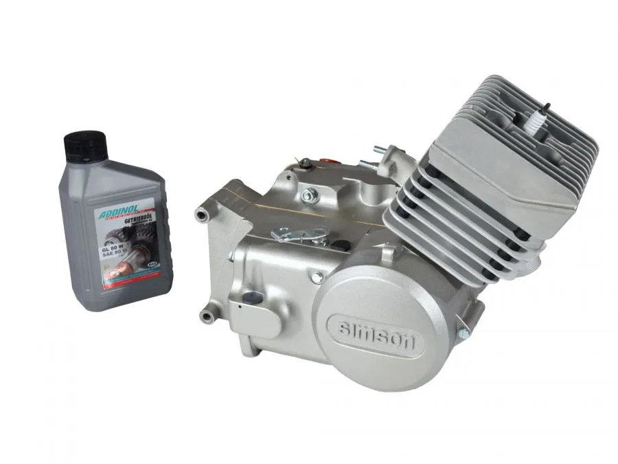Motor 50ccm 4-Gang Gehäuse lackiert NPC für S51 KR51/2 SR50 ohne Zündung, Vergaser