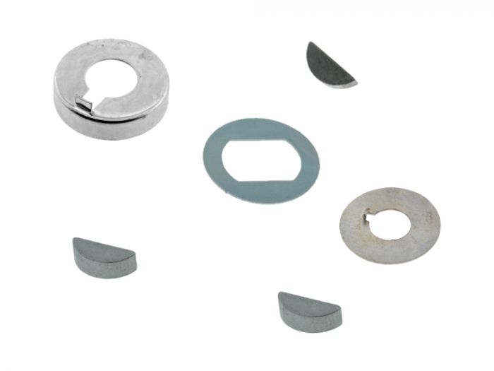 Sicherungsblech mit Scheibenfeder Satz Motor SR2, KR50, Spatz