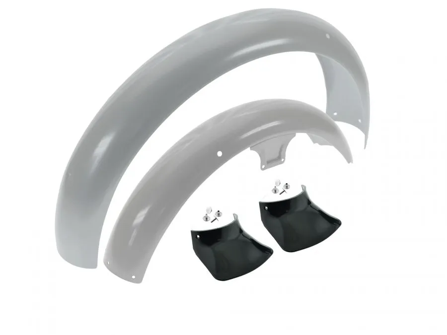 SET Kotflügel S50 S51 Schutzbleche, PPB SILBER mit Schmutzschutz SET Kotflügel S50 S51 Schutzbleche, PPB SILBER mit Schmutzschutz