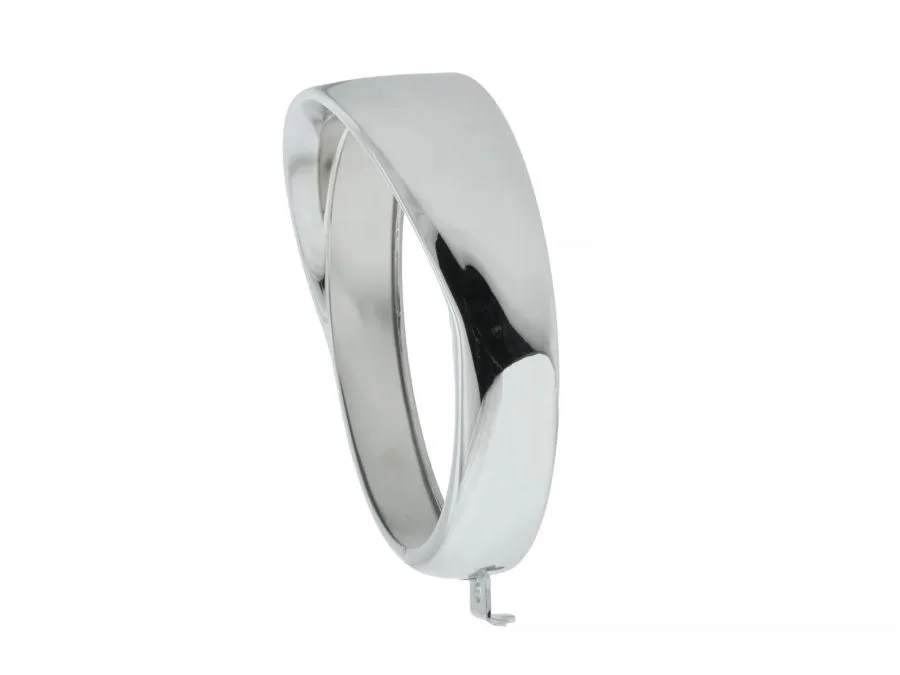 Scheinwerferring Oldstyle für Simson S50 Lampenring, alter Typ mit Dach für Metalllampe