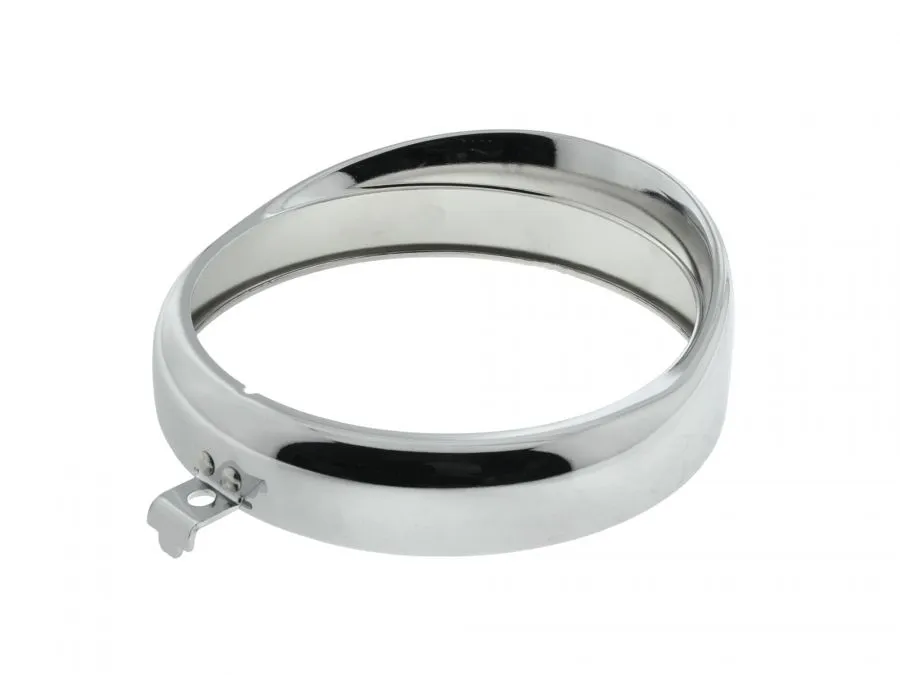 Scheinwerferring Oldstyle für Simson S50 Lampenring, alter Typ mit Dach für Metalllampe