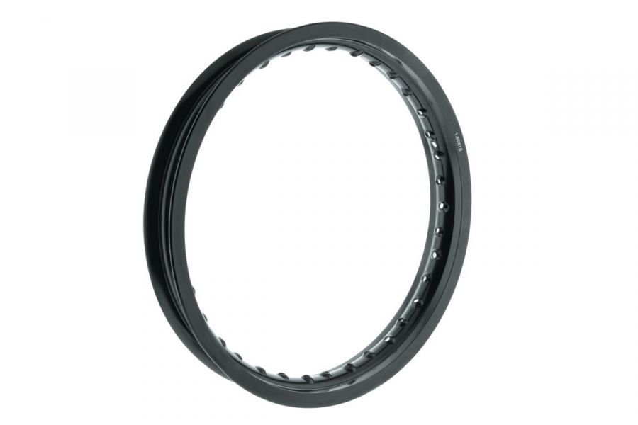 Aluminium Felge 1.85x18 schwarz 36-Loch, 1.Qualität-Abverkauf