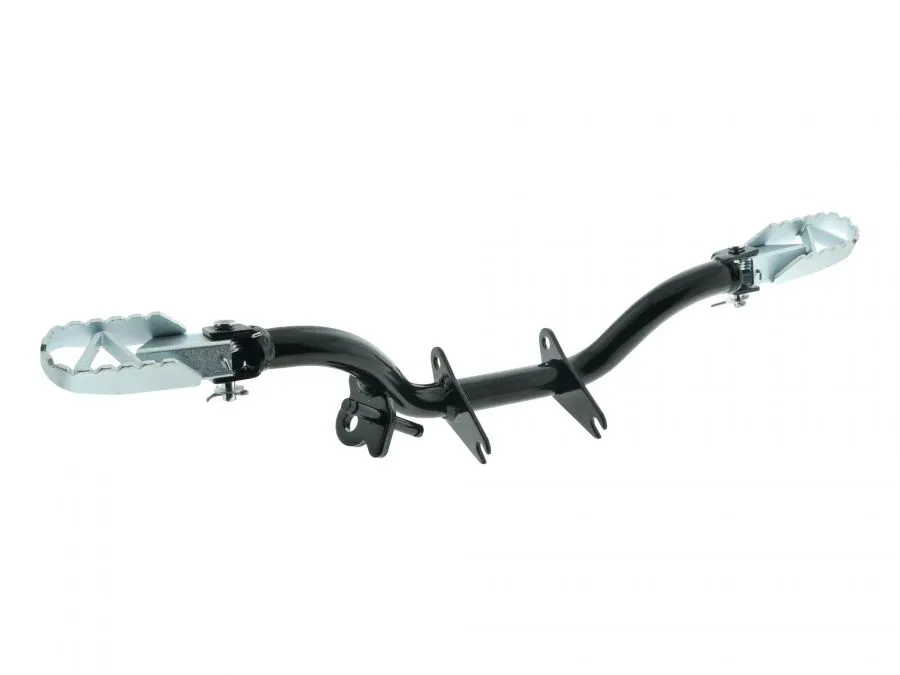 MX Fußrastenträger Aluraste S50 S51 S53 klappbar und 2x Federaufhängung