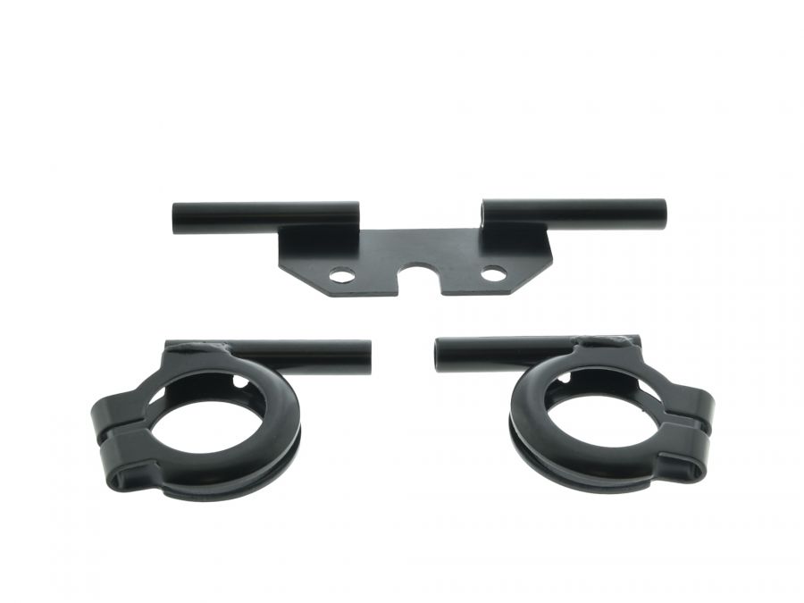 Set Blinkleuchtenträger KURZ für Miniblinker LED für Simson S51 S50 SCHWARZ M8