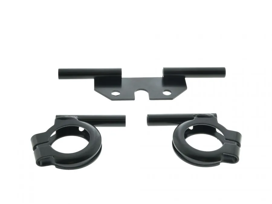 Set Blinkleuchtenträger KURZ für Miniblinker LED für Simson S51 S50 SCHWARZ M8