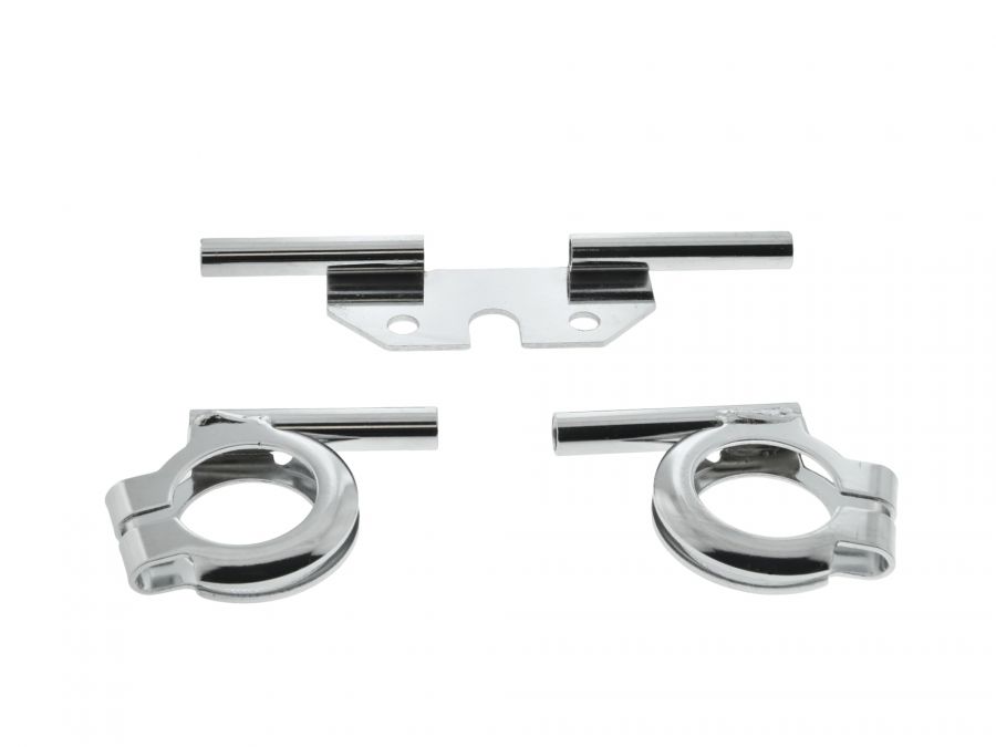 Set Blinkleuchtenträger KURZ für Miniblinker LED für Simson S51 S50 Chrom M8