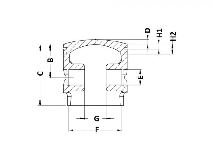 RZT Kolben RevUp Simson SR1 SR2 KR50 38,92 unbearbeitet standard