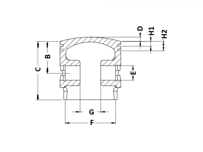 RZT Kolben 38,97mm Rev Up Simson S51 SR50 KR51/2