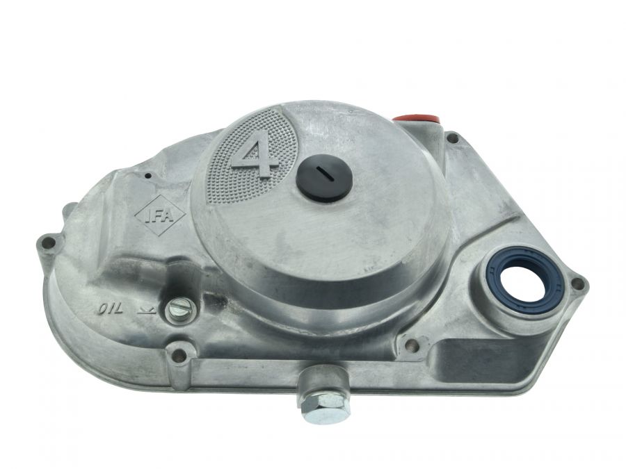 Kupplungsdeckel MIT BLINDSTOPFEN Motor 4-Gang Simson Alu natur