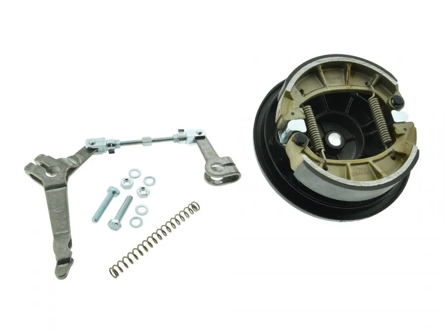 Duplex Bremsschild, Bremsankerplatte HINTEN SCHWARZ S51 S50 KR51/2