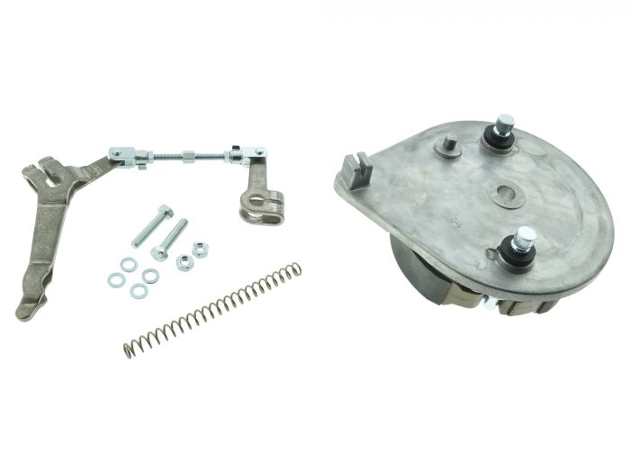 Duplex Bremsschild, Bremsankerplatte Seilzug HINTEN KR51/1 SR4- SR50 Duo