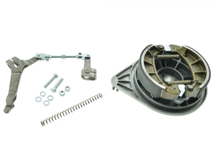 Duplex Bremsschild, Bremsankerplatte Seilzug HINTEN KR51/1 SR4- SR50 Duo