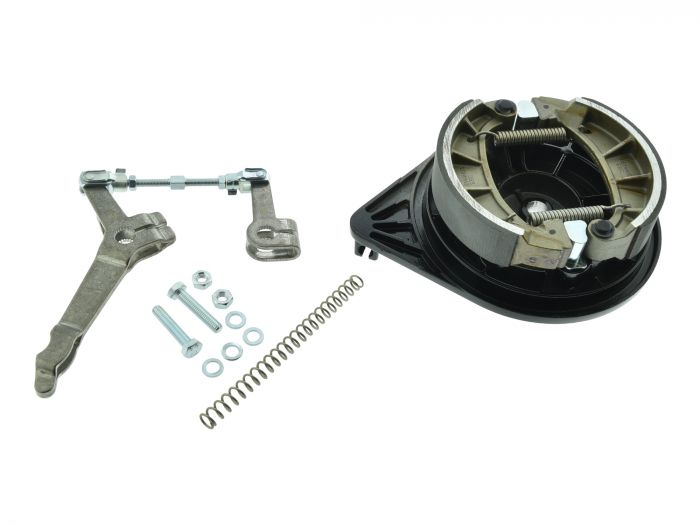 Duplex Bremsschild SCHWARZ Bremsankerplatte Seilzug HINTEN KR51/1 SR4- SR50 Duo