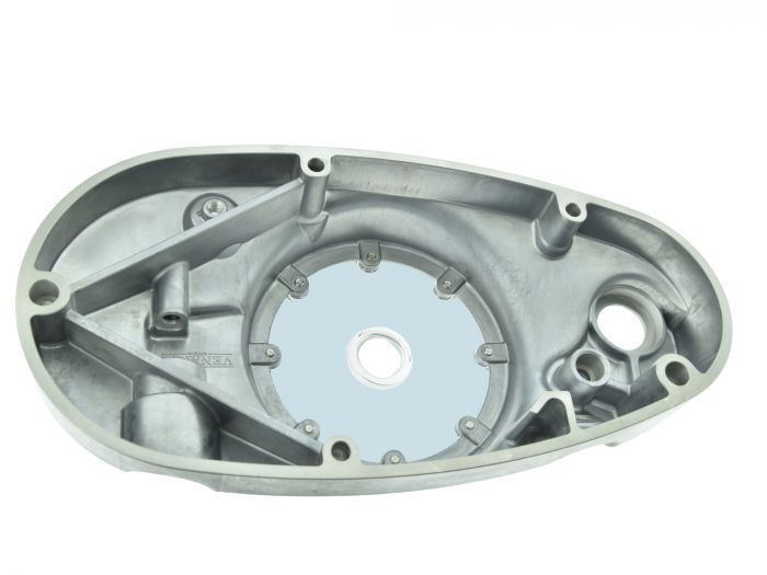 Kupplungsdeckel ALU-NATUR mit SICHTFENSTER und Drehzahlmesser für S50 KR51/1 SR4/