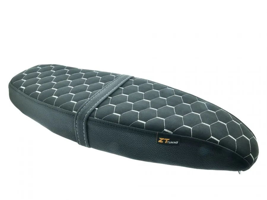 ZT-​Tuning WEISSGRAU Sitzbank flach GEN 2 passend für Simson S50 S51 S70