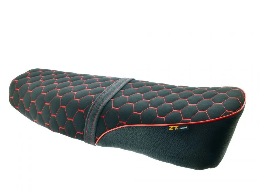 ZT-Tuning Sitzbank ROT Wabenmuster Originaloptik für Simson S50 S51 S70