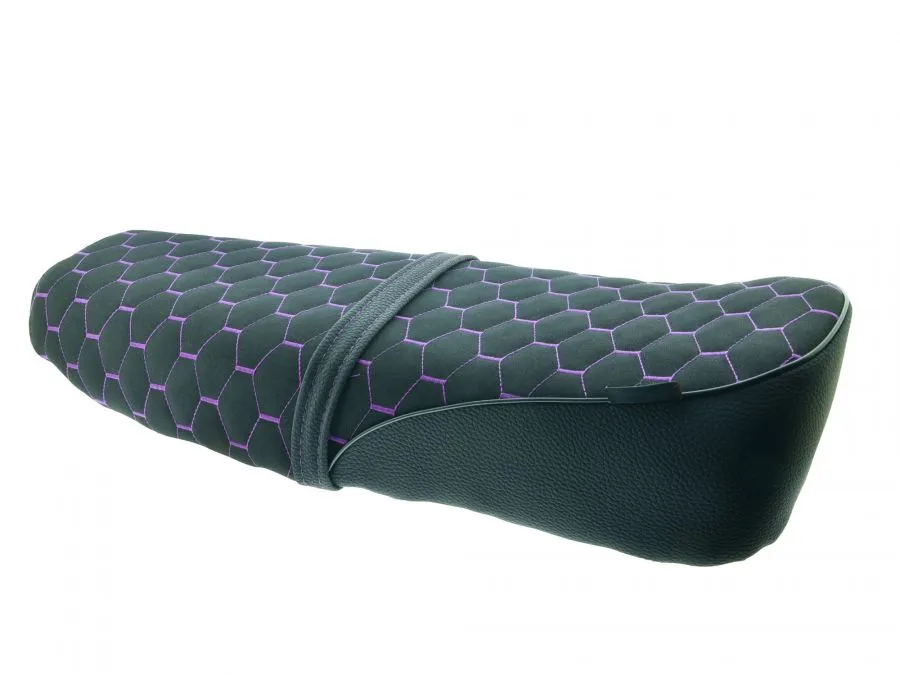 ZT-​Tuning Sitzbank VIOLETT Wabenmuster Originaloptik für Simson S50 S51 S70