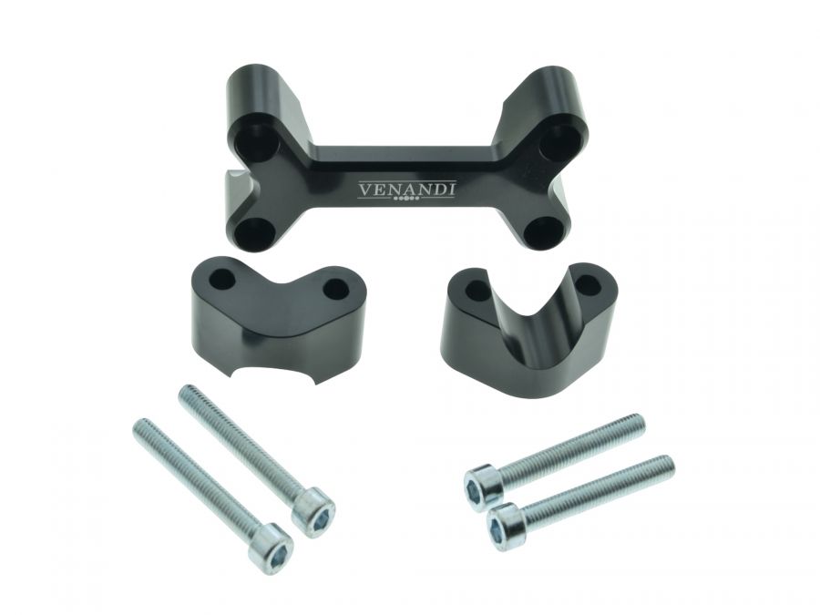 Lenkerklemmbrücke Simson S50 und S51 CNC SCHWARZ