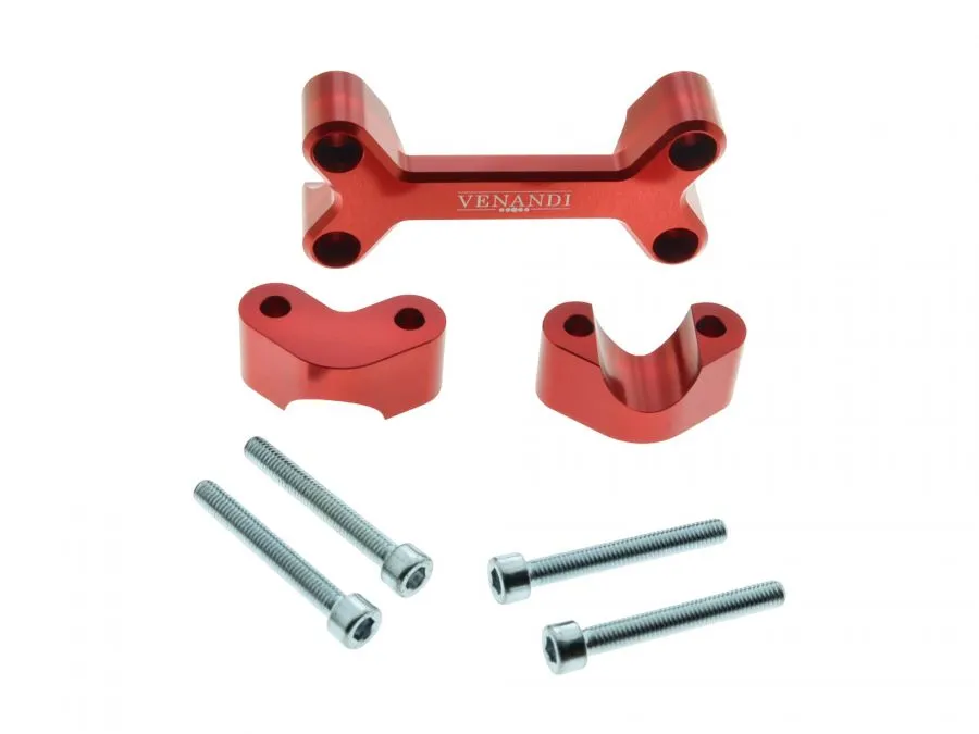 Lenkerklemmbrücke Simson S50 und S51 CNC ROT