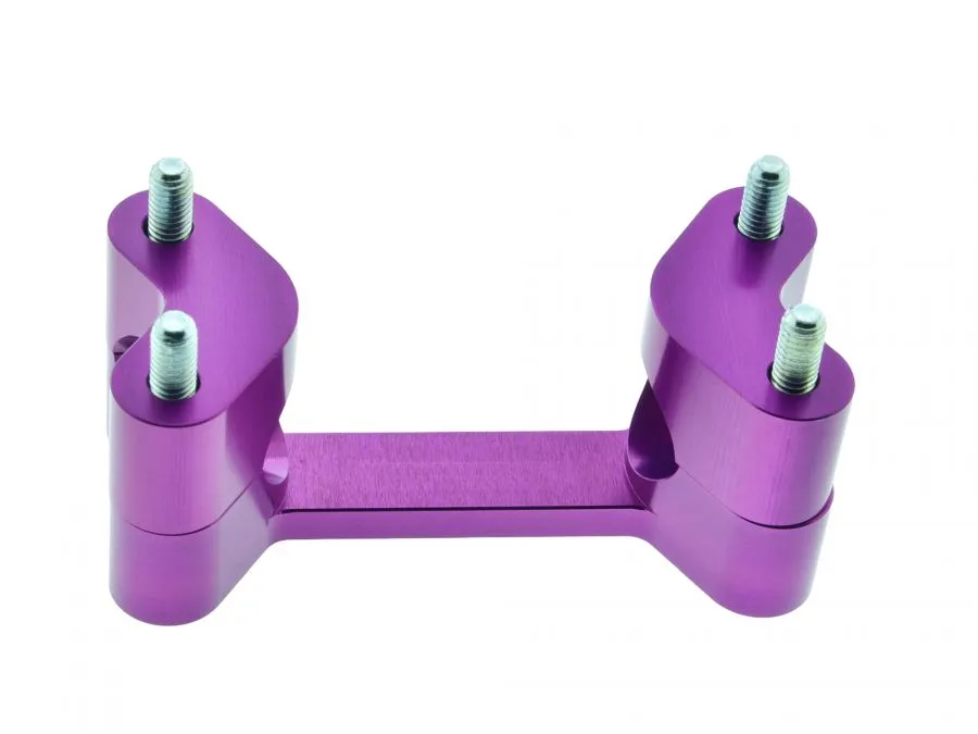 Lenkerklemmbrücke Simson S50 und S51 CNC LILA