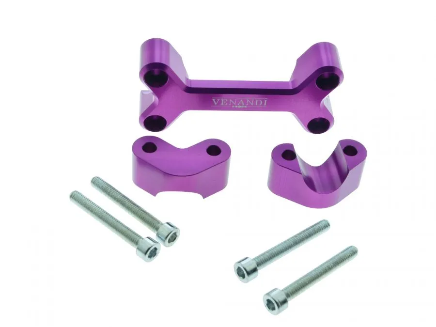 Lenkerklemmbrücke Simson S50 und S51 CNC LILA