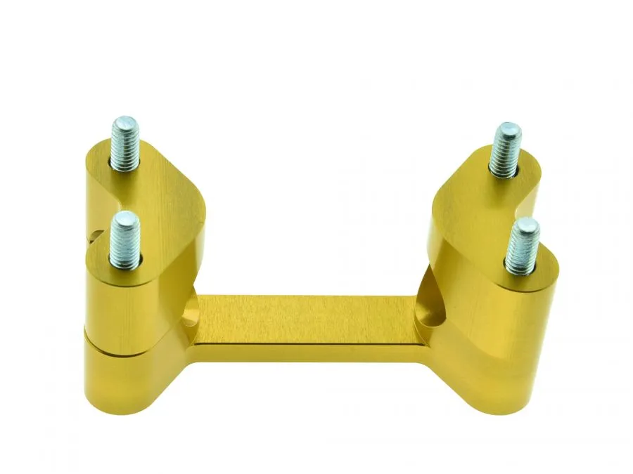 Lenkerklemmbrücke Simson S50 und S51 CNC GELB