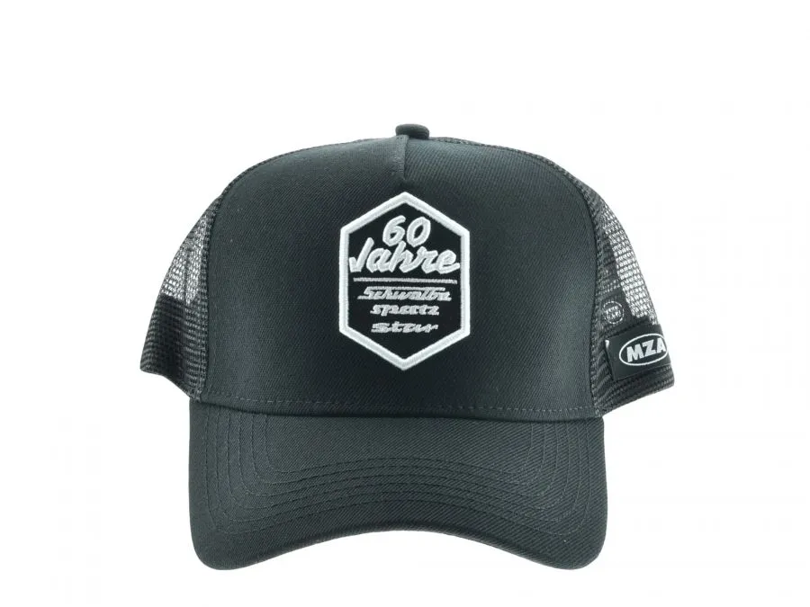 Truckercap Basecap schwarz curved 60 Jahre Simson