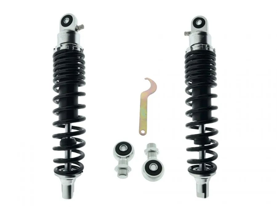 NEW Performance Federbeine SILBER schwarz S50 S51 360mm