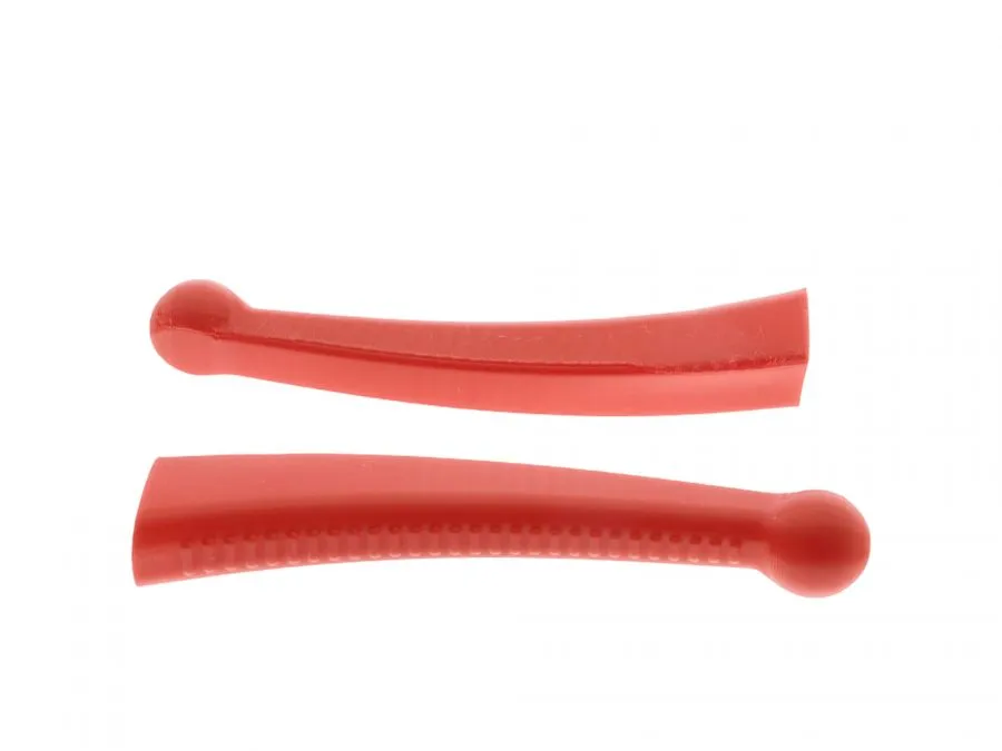Paar Hüllen für Handhebel ROT Simson S50, Schwalbe, Star