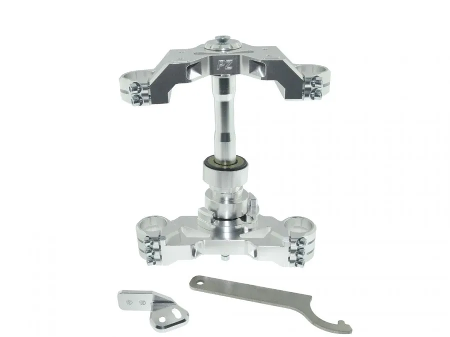 PZ-Tuning CNC Gabelbrücke SILBER inkl. Teilegutachten für Simson S51 S70
