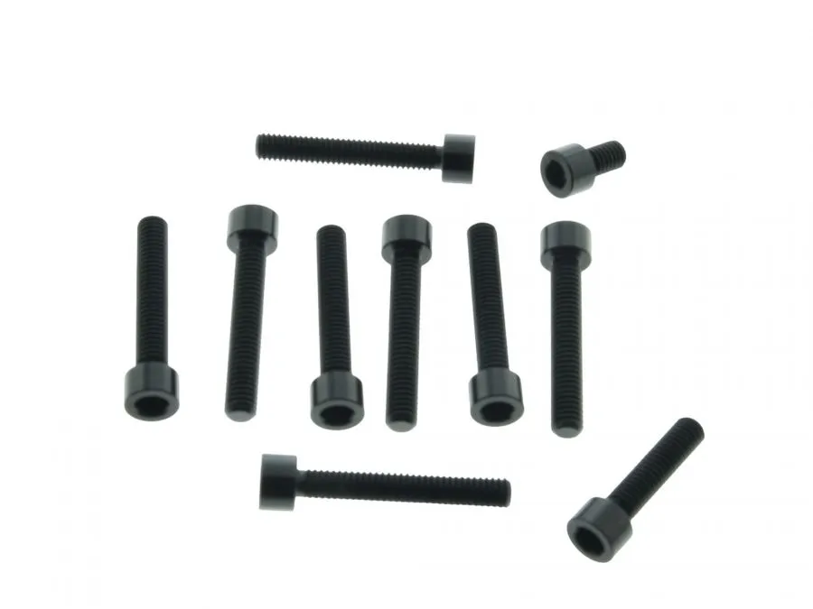 Schraubensatz ELOXIERT für Simson S51, S70 Motorseitendeckel Innensechskant verschieden Farben