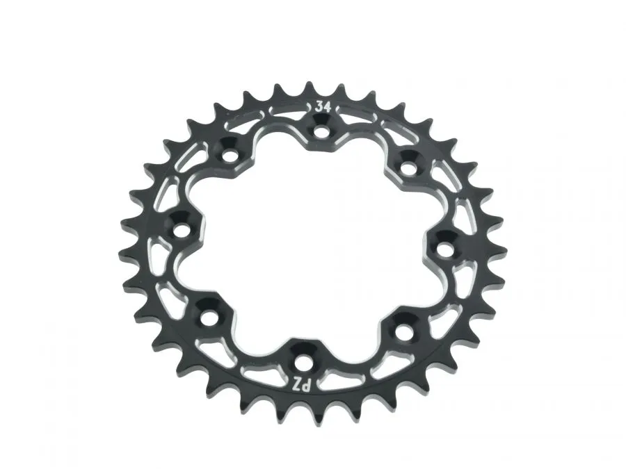 PZ-Tuning Kettenrad 8-fach verschraubt 420 Teilung 34Z Schwarz