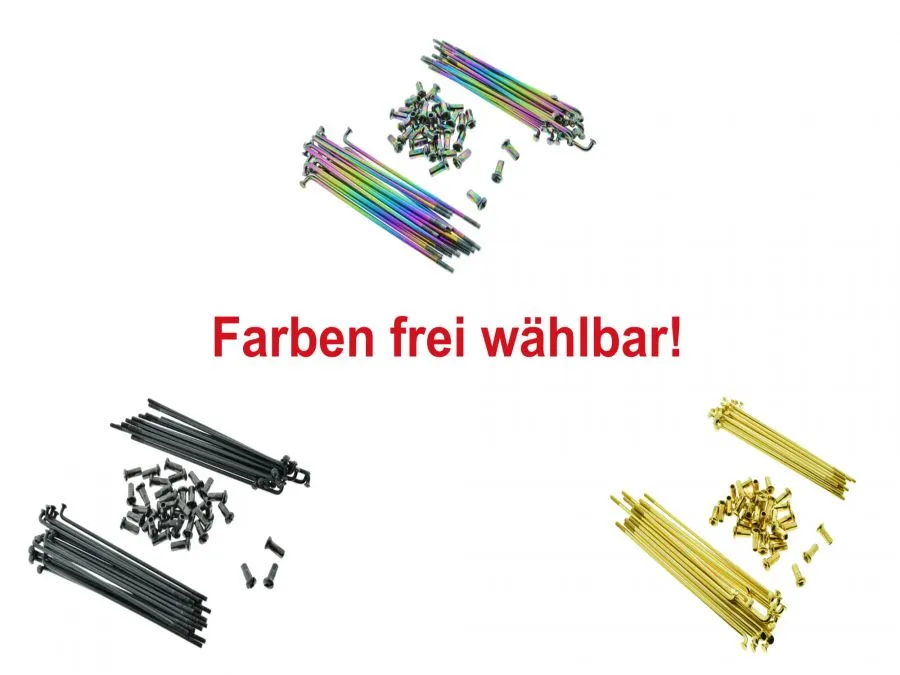 Speichensatz VERSTÄRKT Simson VERSCHIEDE-​FARBEN S51 S50 KR51 SR4/