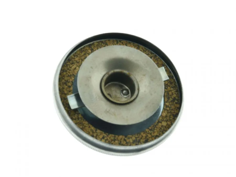 Tankdeckel 100 Jahre MZ Aluminium POLIERT ohne Schloss RT BK ES ETS TS ETZ DEUTSCHE PRODUKTION