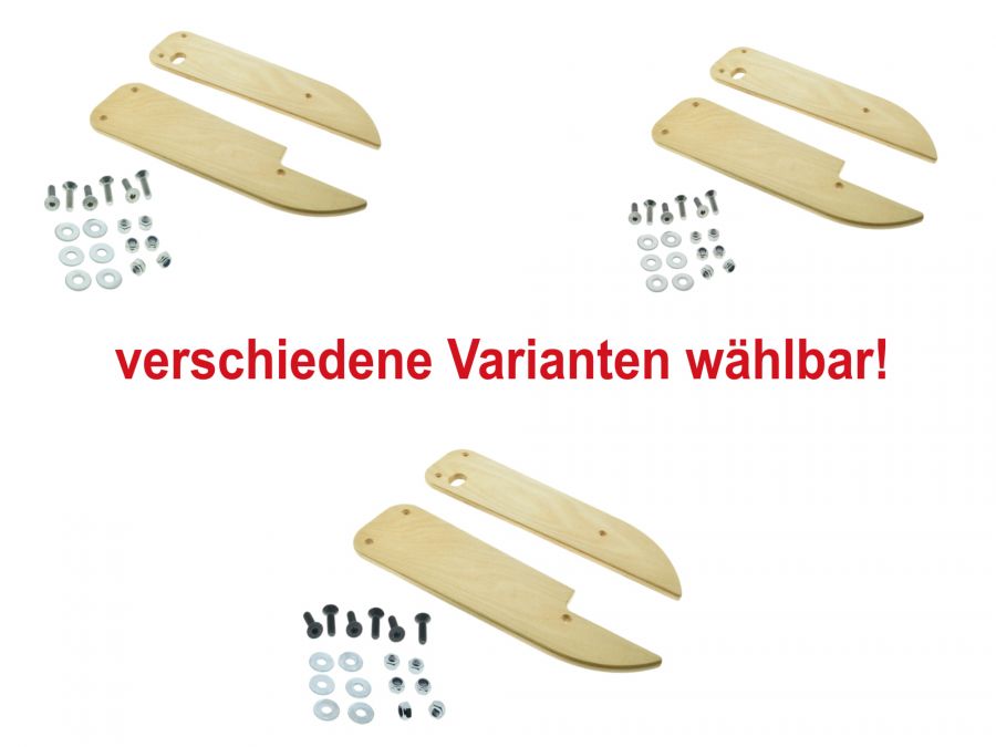 Trittbretter Schwalbe Buche Lange Ausführung passend für Simson KR51/1 KR51/2