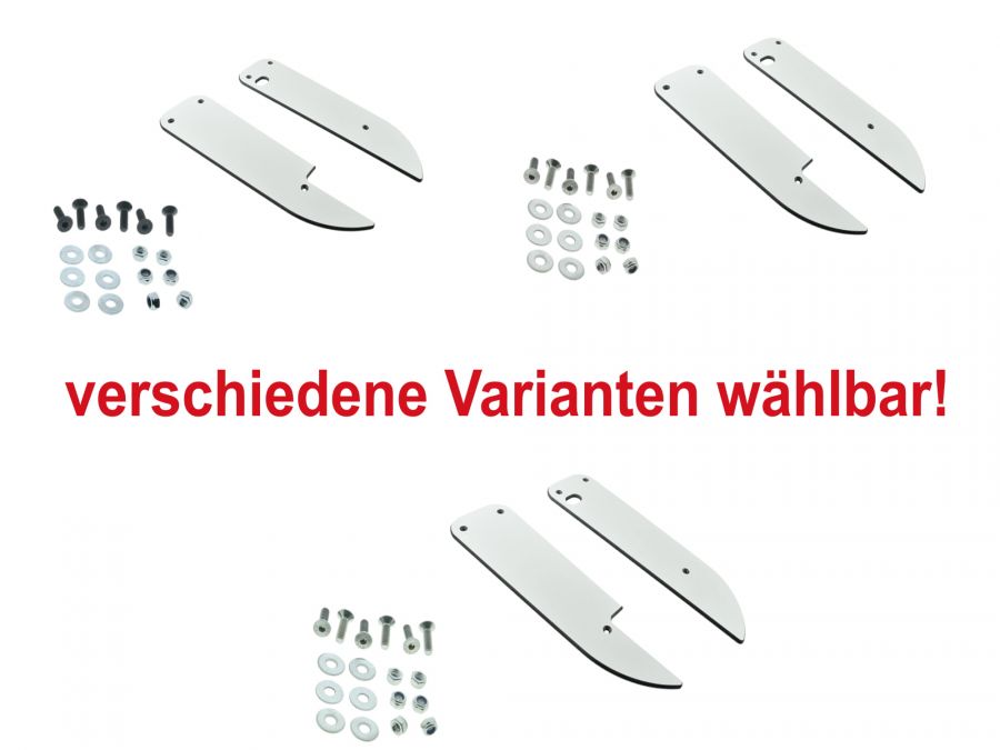 Trittbretter Schwalbe Weiß Lange Ausführung passend für Simson KR51/1 KR51/2