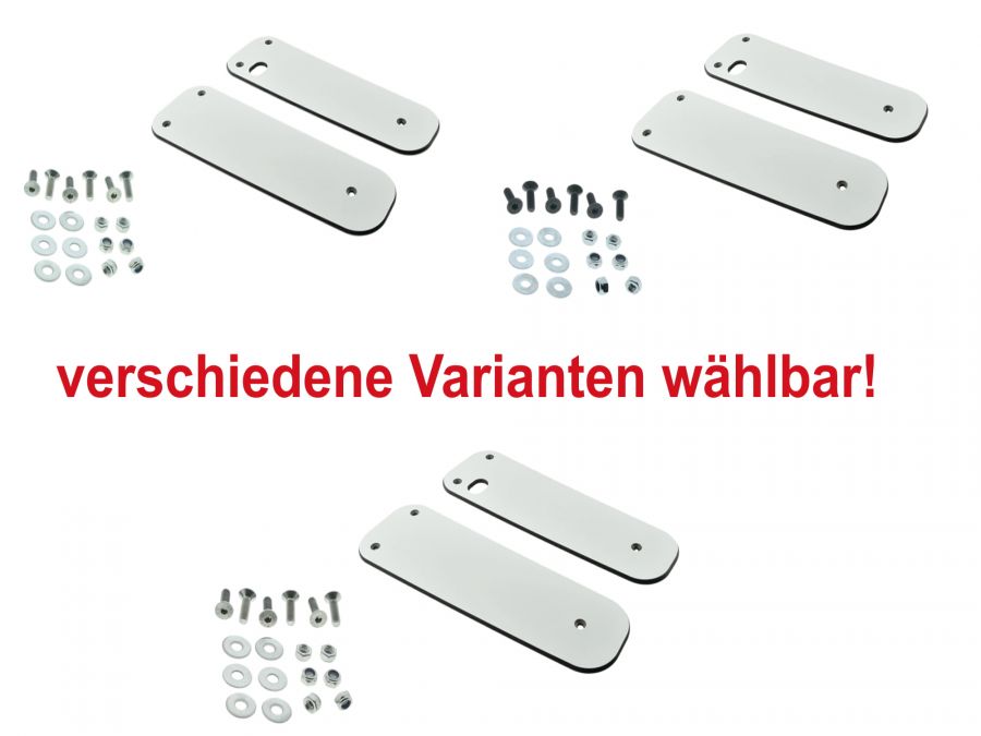 Trittbretter Schwalbe Weiß Standart Ausführung passend für Simson KR51/1 KR51/2