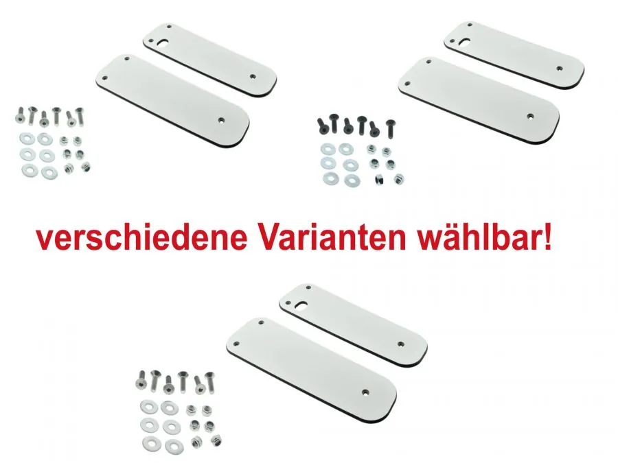 Trittbretter Schwalbe Weiß Standart Ausführung passend für Simson KR51/1 KR51/2