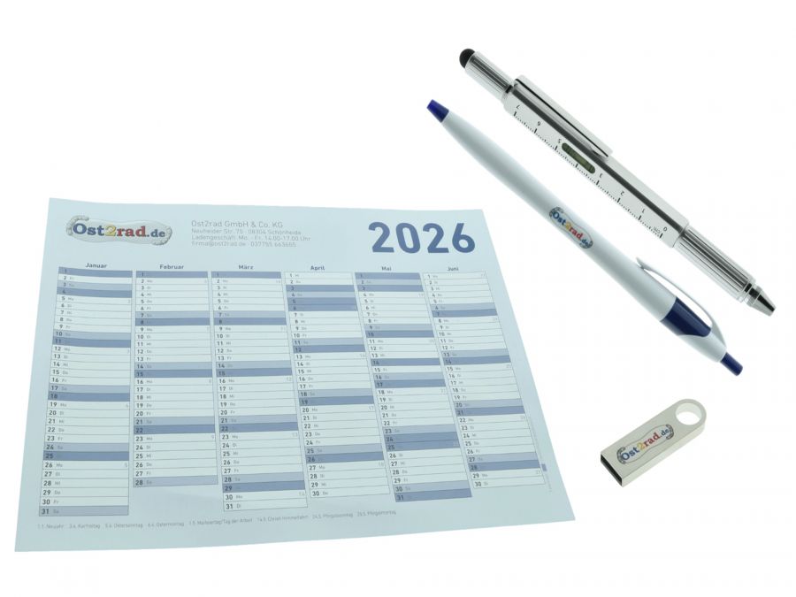 Gratis Ost2rad Werbeartikel