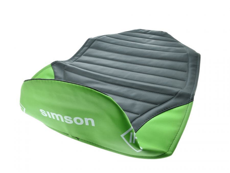 Sitzbezug SCHWARZ/GRÜN strukturiert Simson S51 S70 Enduro