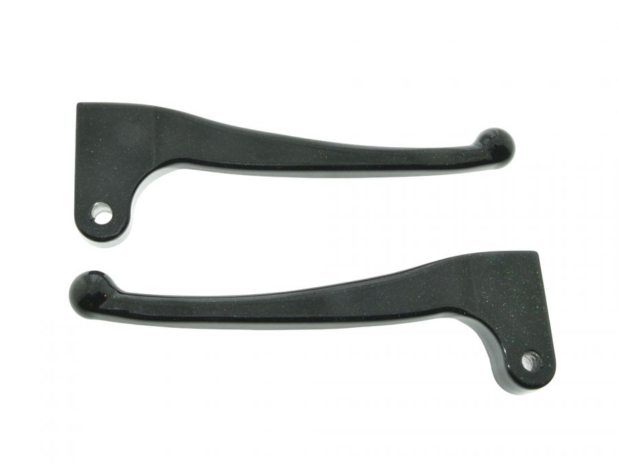 Bremshebel und Kupplungshebel Alu massiv schwarz-RAINBOW für Simson