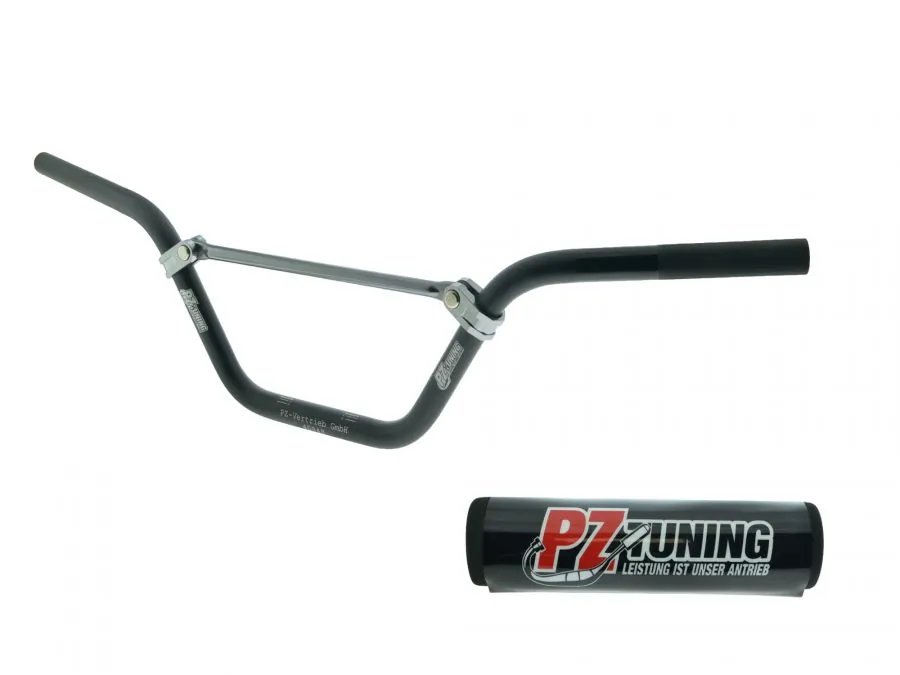 PZ-Tuning Lenker SCHWARZ mit Polster Simson S51 S51E mit Teilegutachten