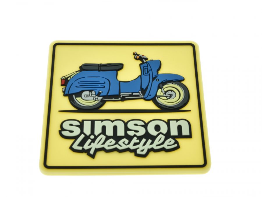 Silikon Glasuntersetzer SIMSON Schwalbe