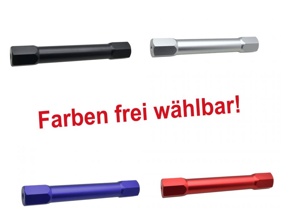 Aufbockgriff Gepäckträger SECHSKANT eloxiert Simson S50 S51 S70 Enduro verschiedene Farben