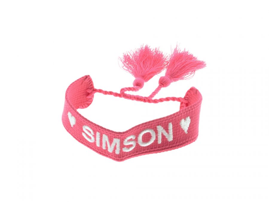 Festivalband I Love SIMSON pink
