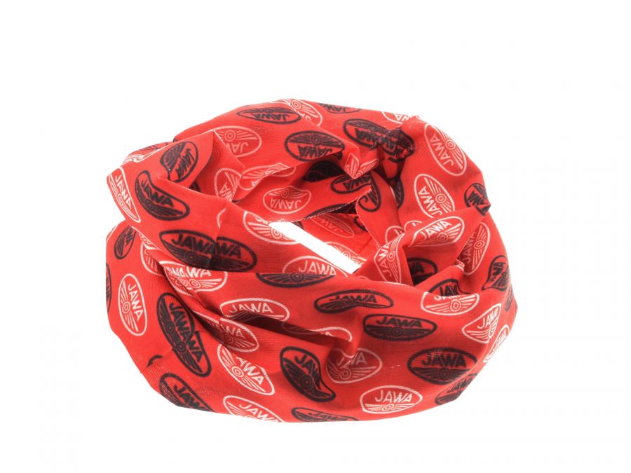 Multifunktionstuch, Schlauchschal JAWA rot